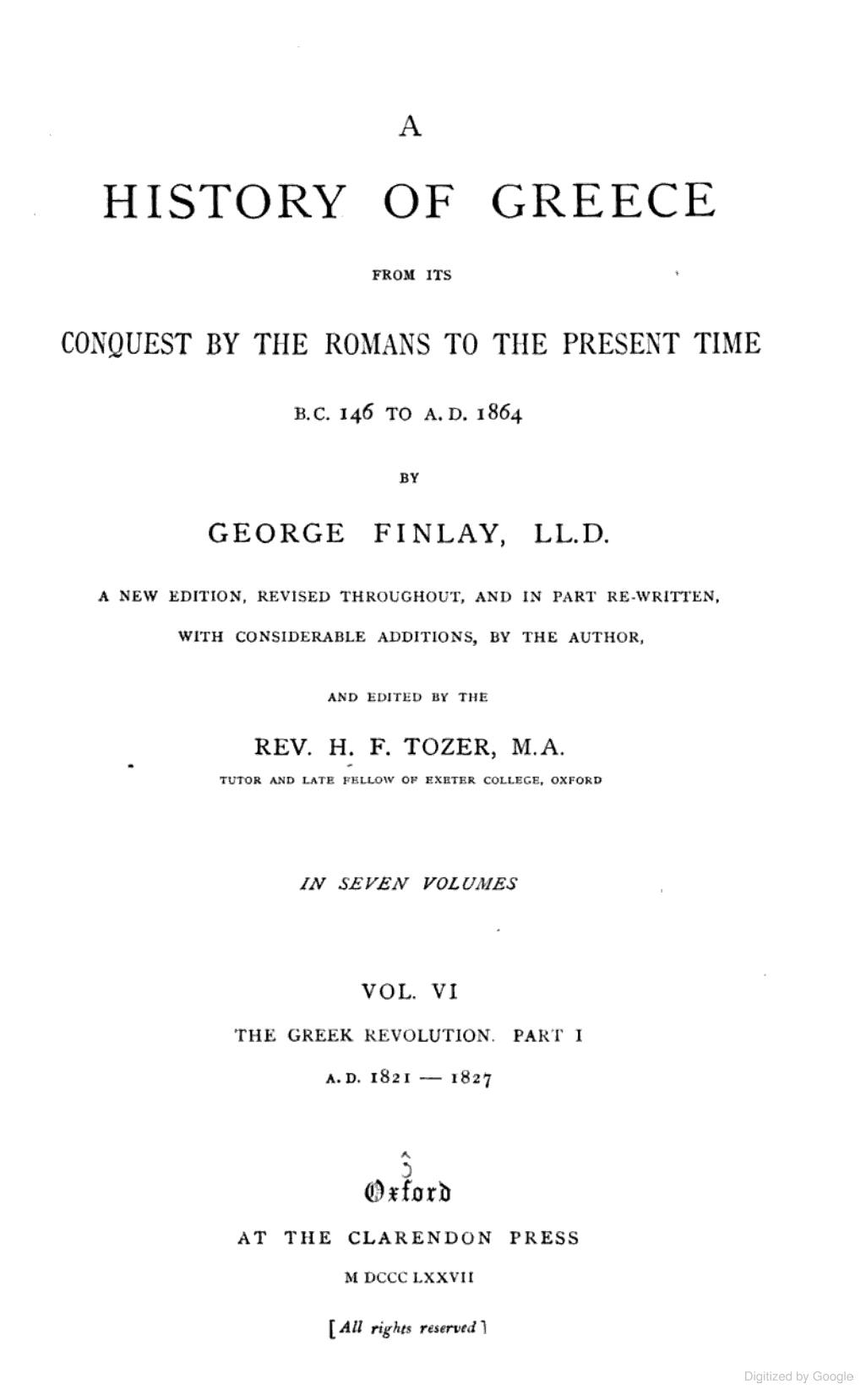 George Finlay on why the Greeks adopted the Albanian costume and Fustanella as a national dress (1877)