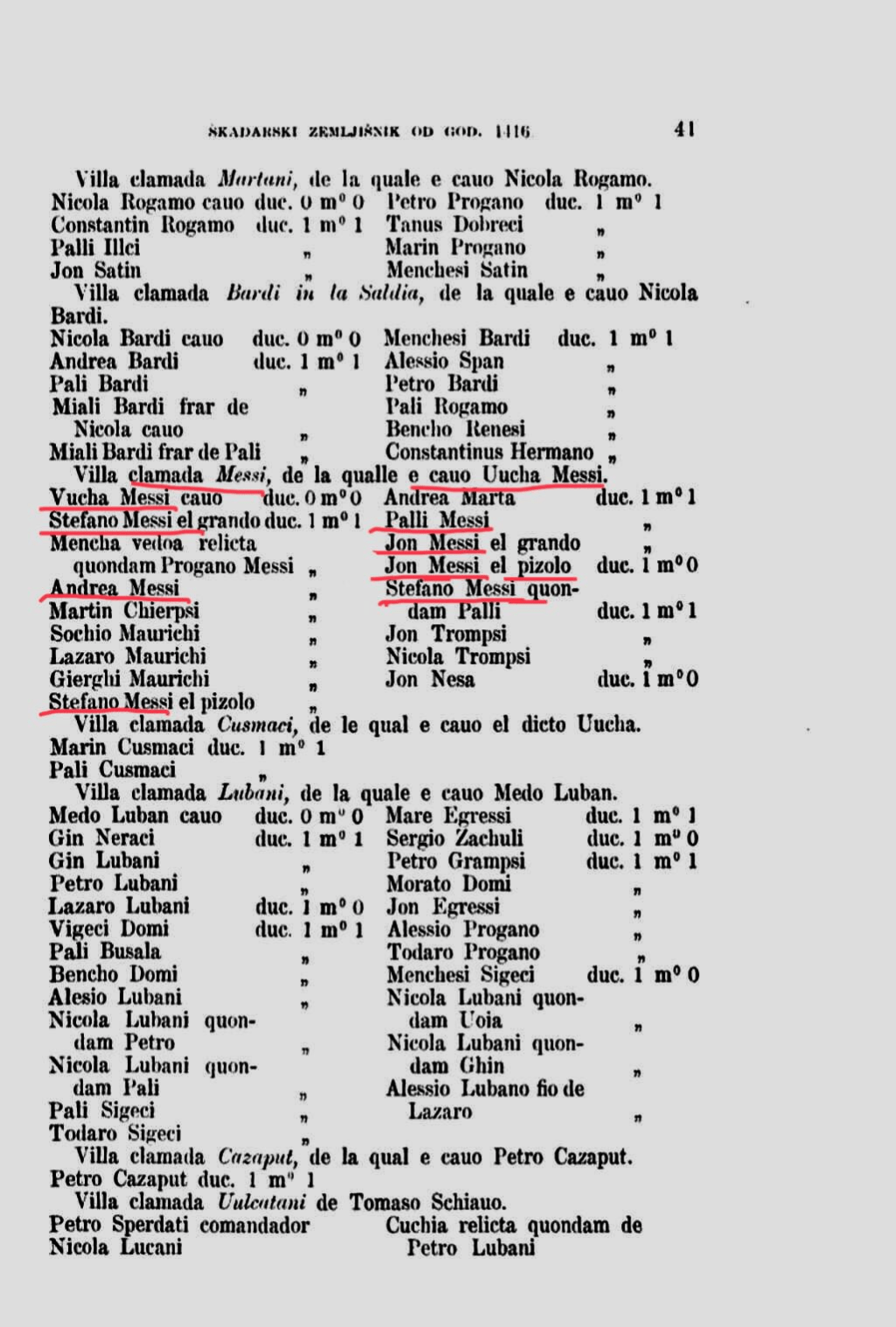 The Mesi tribe of&nbsp;Shkodër