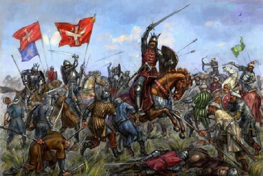 The Ottoman invasion of the Balkans at the Battle of Kosovo halted the 300 years Slavicisation (Slavicization) of Medieval Albanians