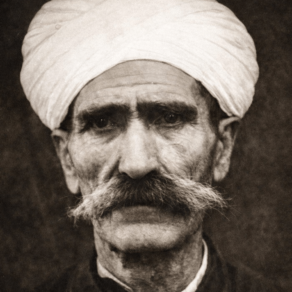 Albanian fighter Cukë Halili (1892-1977) from Stankaj of Rugova, who fought alongside Ker Sadria, Rud Halili, Bajram Curri and Bislim Bajgora