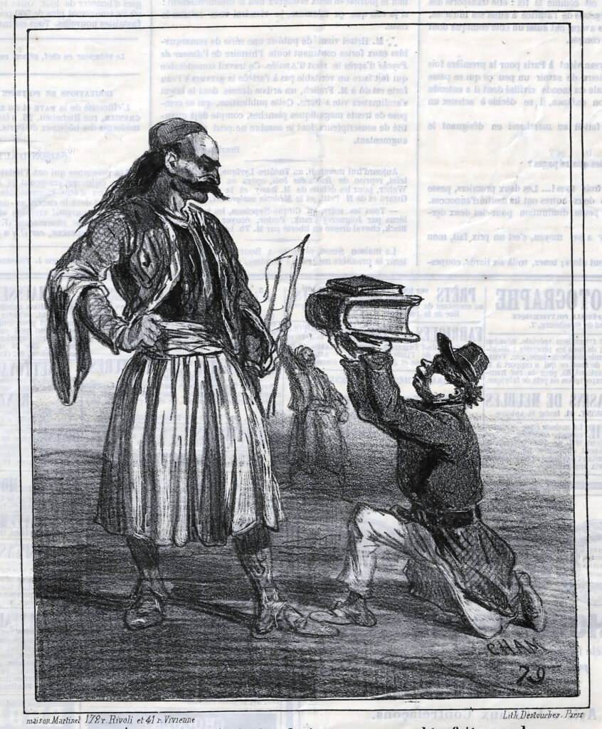 When the French newspaper Le Charivari asked the Albanian Arvanites to give up their language in 1862