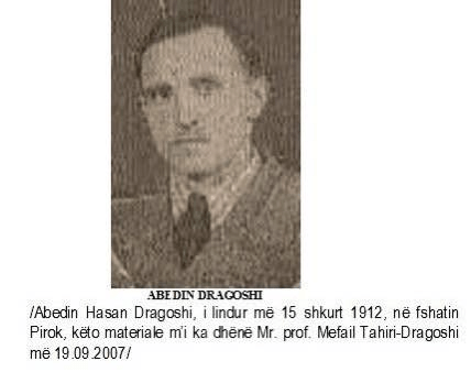 Albanian hero Abdein Dragoshi and Ilir Dema of the BESA organization (1937-1944)