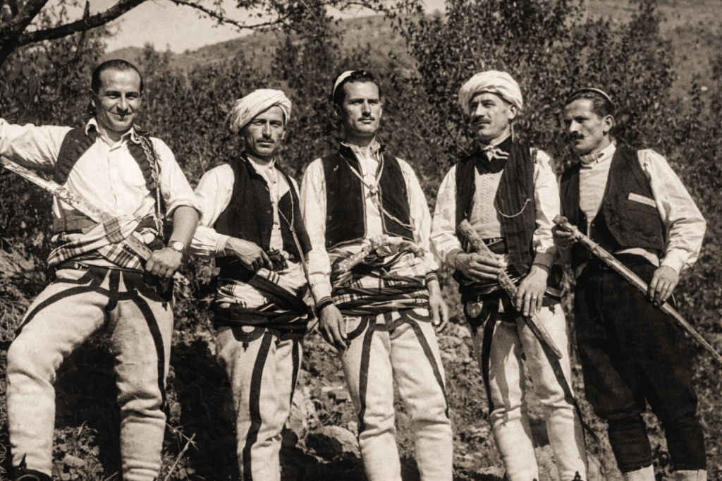 Albanians of Rugova: Rexhep Lajçi, Rame Tahiri, Mikel Sadria, Imer Zeneli (son of Zenel Syla) and Mehmet Beka