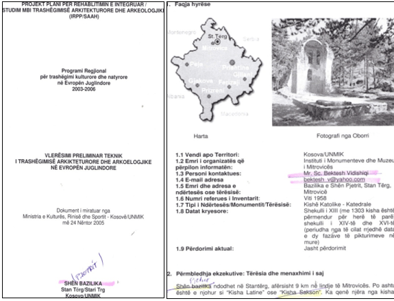 Regional Programme for Cultural and Natural Heritage in South-Eastern Europe 2003-2005