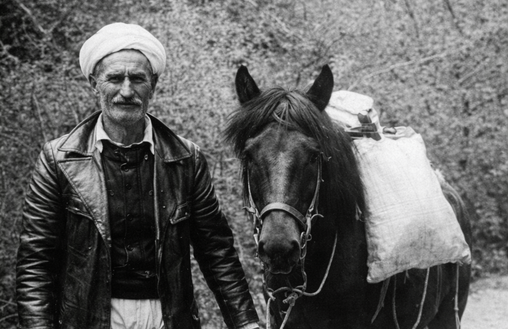 The Albanian Lahutar Adem Syl Kurtaj (1898-1994) from Stankaj, Rugova