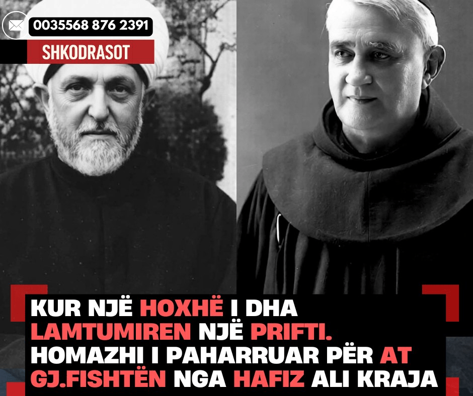 When an Albanian Muslim imam held a speech for the Albanian Catholic Franciscan Gjergj Fishta at his funeral