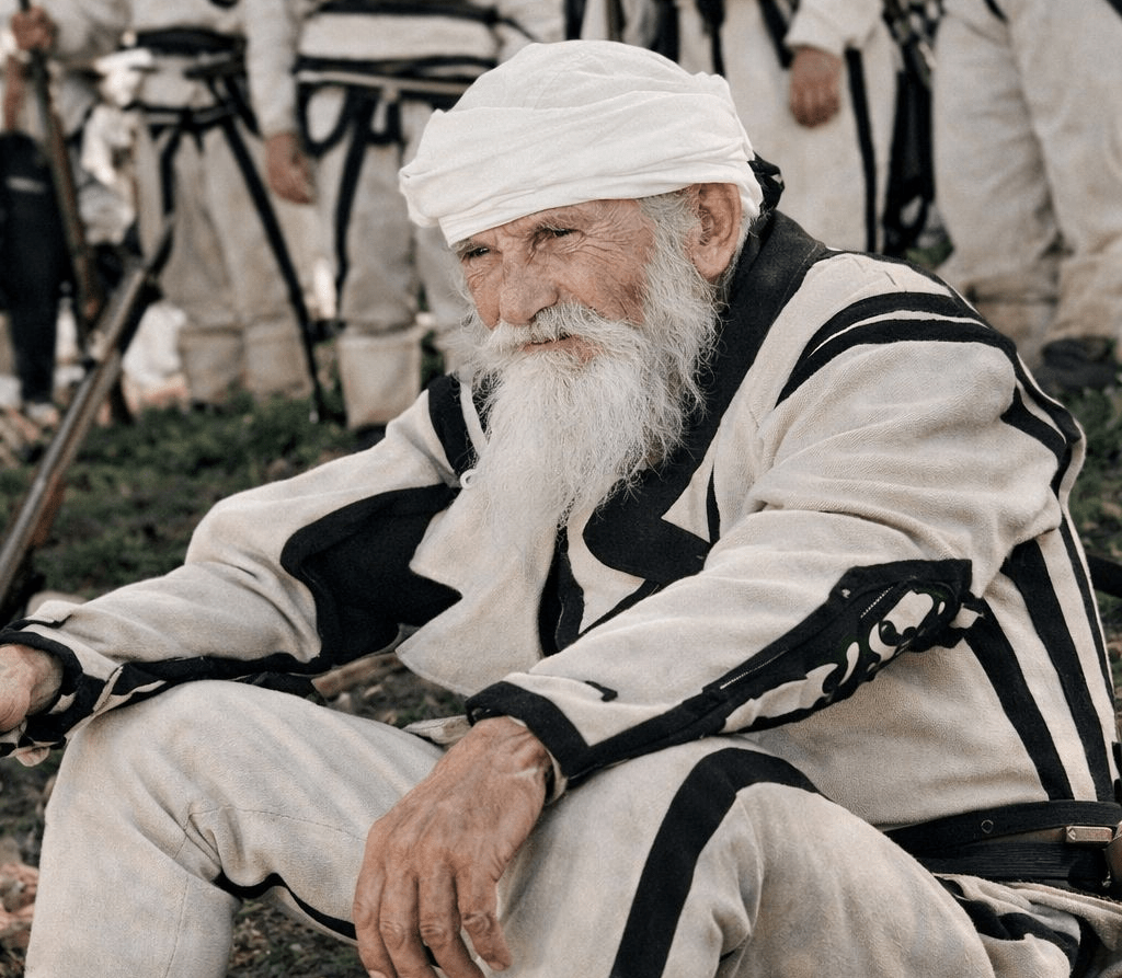 The Albanian highlander Sylë Zymer Bardhaj from Kuqishte of Rugova who lived to be 123 years&nbsp;old