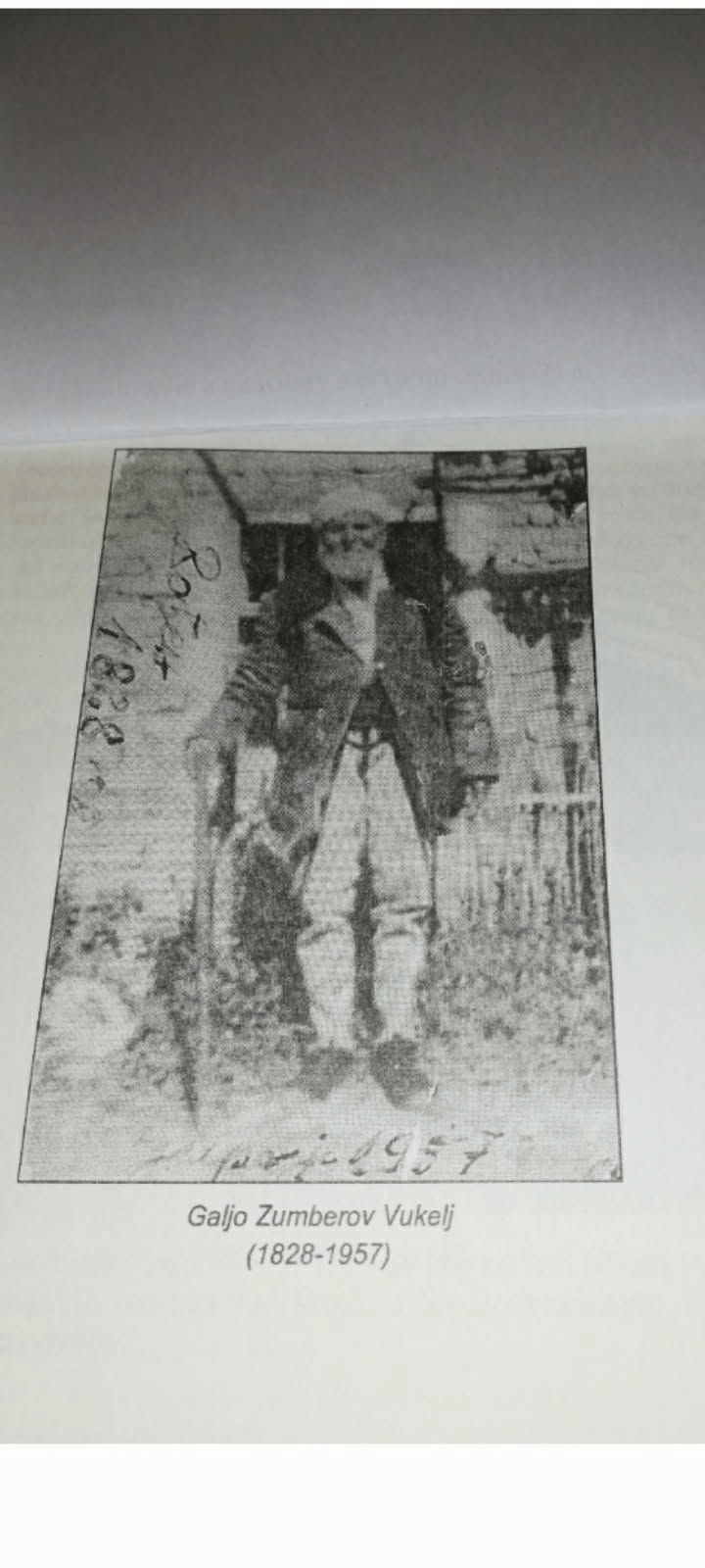 The oldest Albanian in the world – 129 year old Galjo Zymberov Vukelj&nbsp;(1828-1957)
