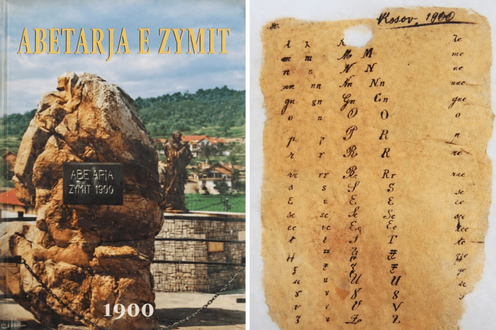 The Zymi Alphabhet (primer) of Albania from the year&nbsp;1900
