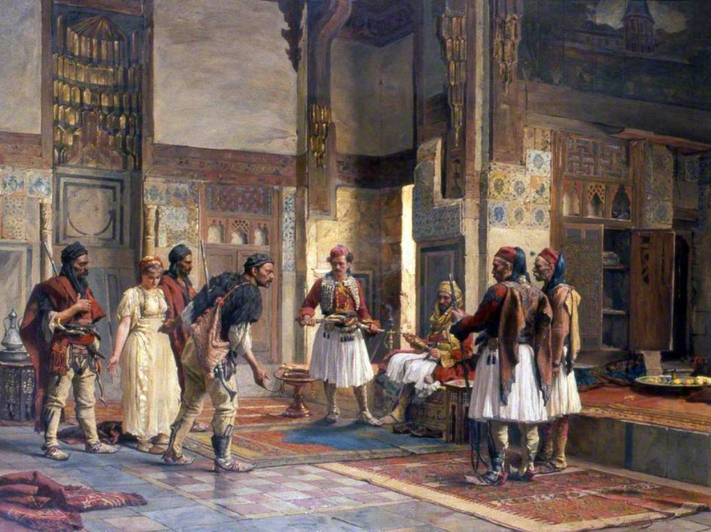 Albanians in Paja Jovanovics painting from 1885