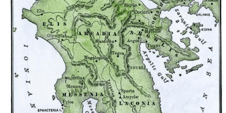 Why the Peloponnese does not have a Greek name