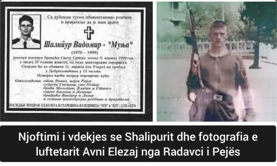 The execution of the Serbian police and war criminal “Vidomir Shalipuri” by Albanian freedom fighter Avni&nbsp;Elezaj