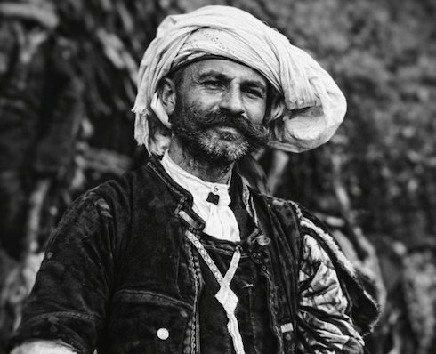 Albanian fighter Rud Halili (1890-1977) of Stankaj of Rugova who resisted  for 40 years