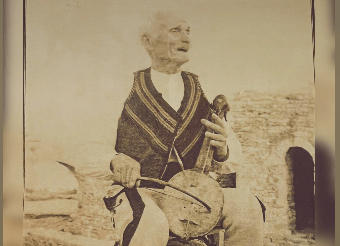 The 93 year old Albanian Lahutar Nik. M. Prëla