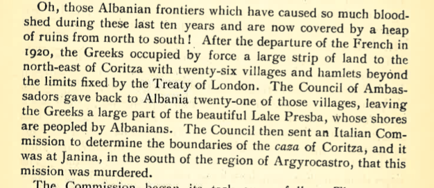 The Greek invasion of Korça and Albania in 1920