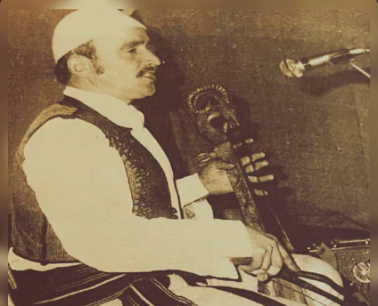 The Lahutar rhapsod Prelë Dedivanaj of Trieshi