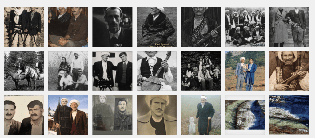 Documented Albanian freedom fighters and highlanders from Rugova through out the 20th century – Part&nbsp;One