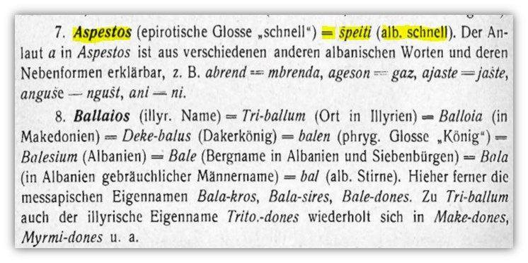 Ancient Coinage: EΣTFEΔIIYΣ > ASPEDIUS = ‘AST i SHPEJTE’ – Confirmed as Albanian from Dr. Franz Baron Nopcsa’s Studies