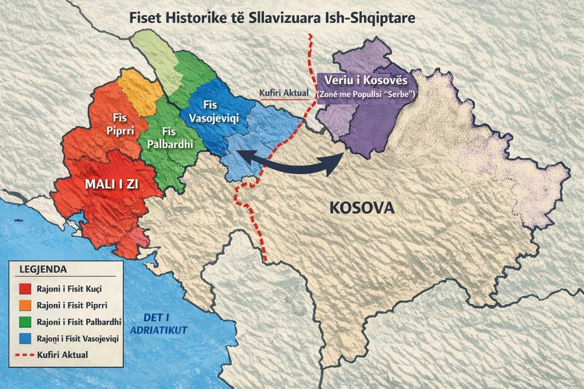 Northern Serbs of Kosovo are mainly Slavicized Albanians from Montenegro (Pepaj, Palabardhë and Vasojevic)