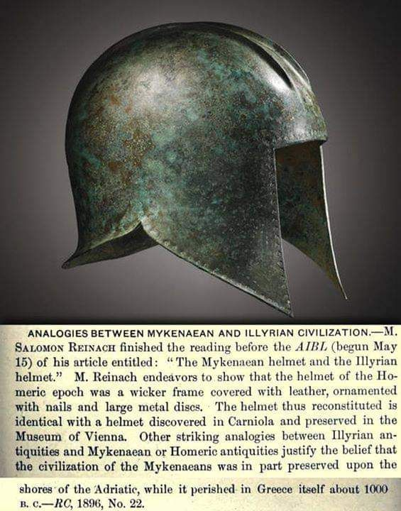 Analogies Between Mycenaean and Illyrian Civilizations — According to Salomon Reinach