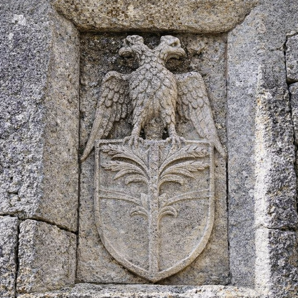 The Coat of Arms of the Tafuri Family of Albanian Origin (located in Soleto, Italy)