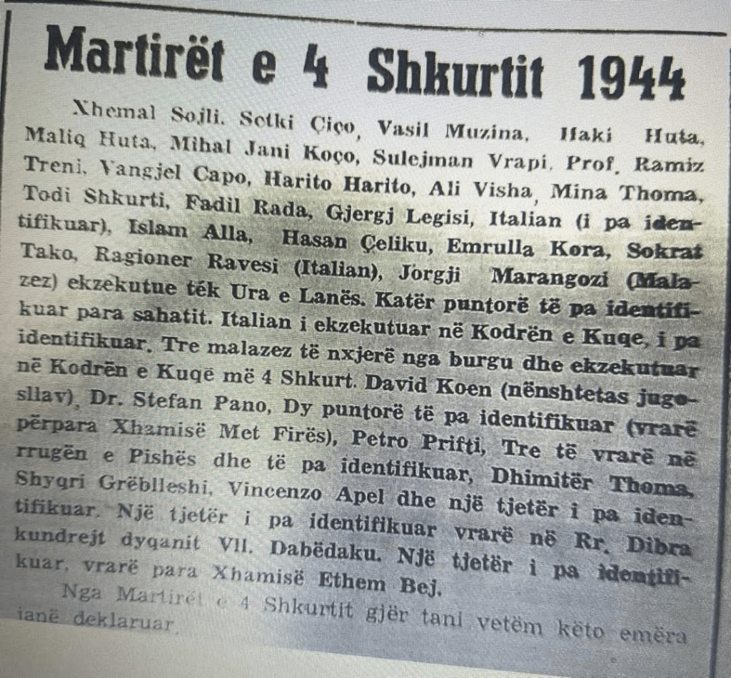 February 4, 1944: Albanian Gendarmerie Confronts Assassination&nbsp;Attempts
