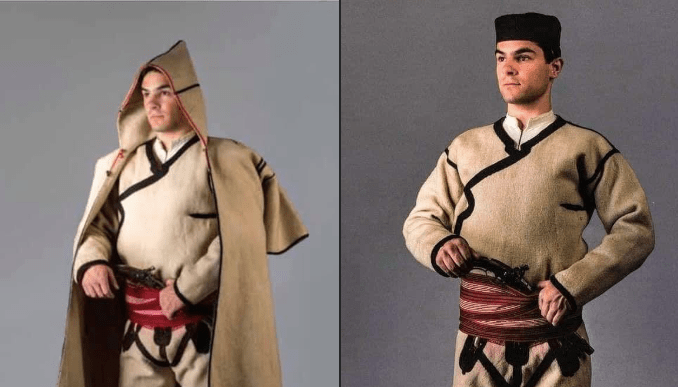 The Albanian traditional costume (tirqe) of wool in the Museum of&nbsp;Berane