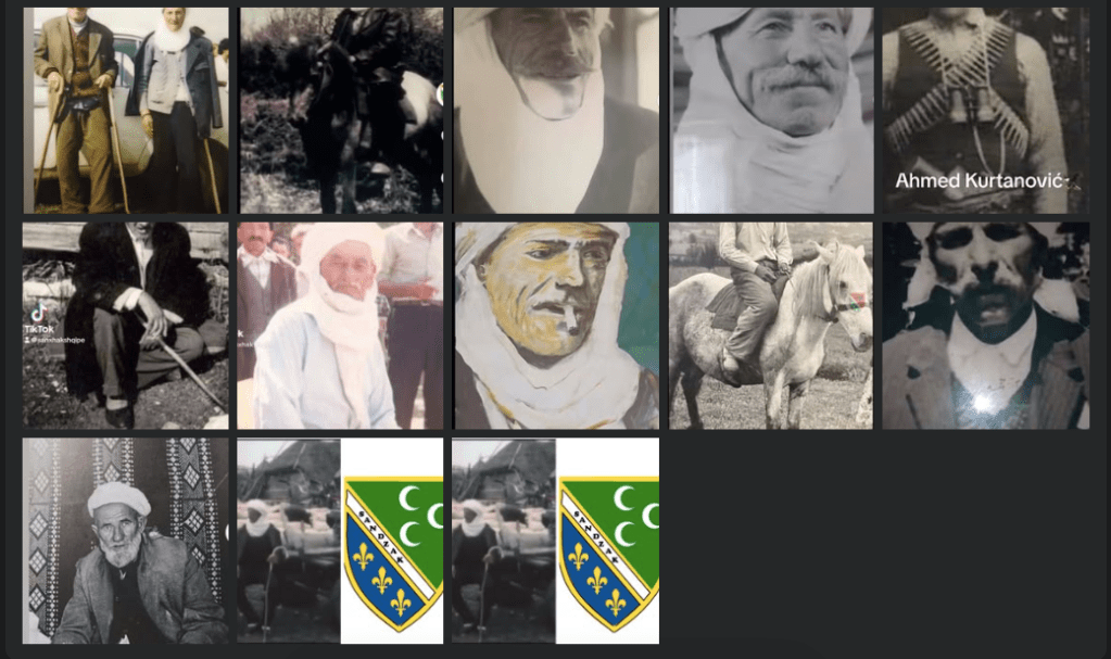 Photos of Albanians from Sanxhak and&nbsp;Peshter