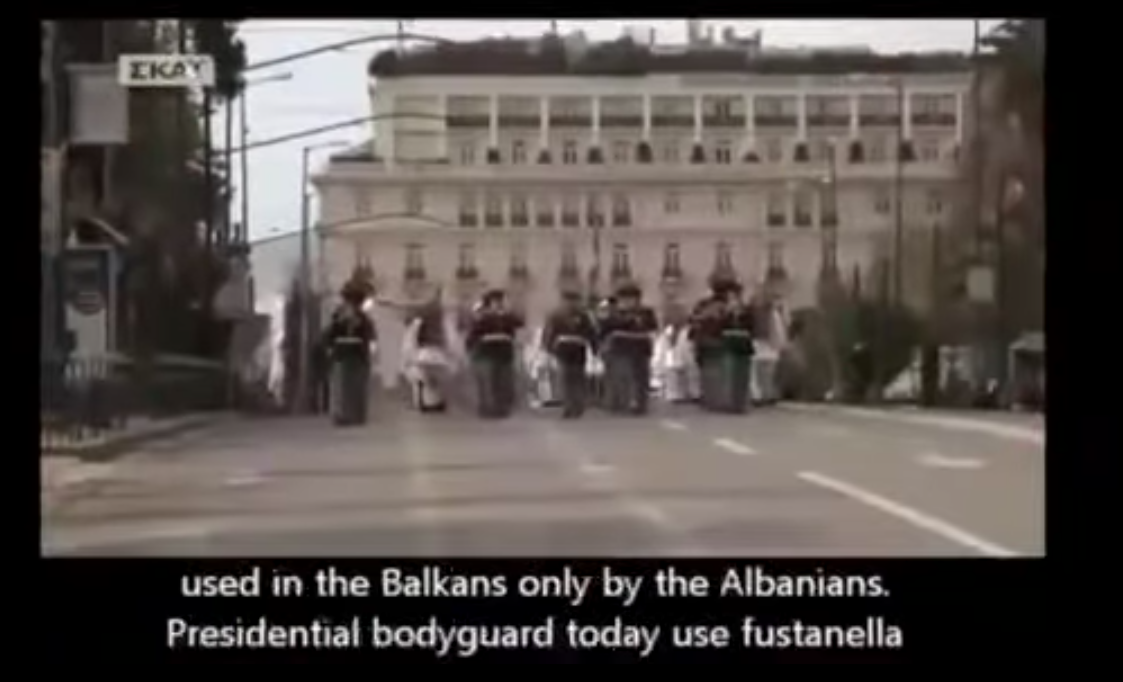 Greek documentary: Fustanella is a pure Albanian dress