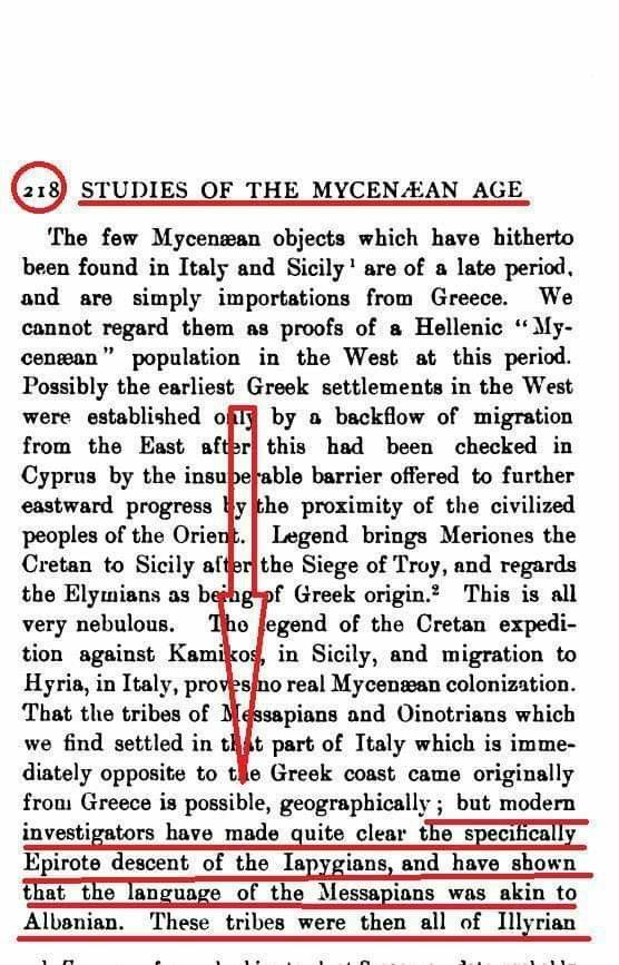 The Mycenaean Influence, Epirotes, Albanian Influences and the Messapian Language