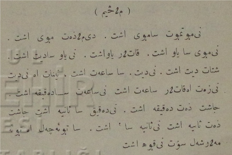The Albanian Alphabet in Ottoman Script