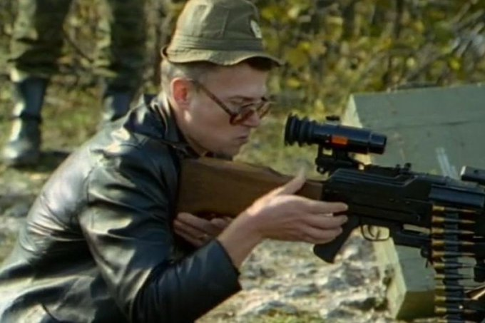 Russian writer Eduard Limonov was filmed in 1992 firing from Bosnian Serb positions overlooking Sarajevo alongside Radovan Karadžić during the siege