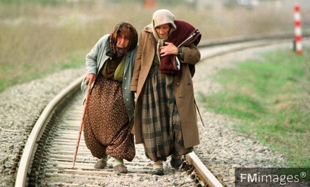 Photos of Albanian families expelled from their homes (1878-1999) by Serbian, Montenegrin, Greek and Turkish invaders