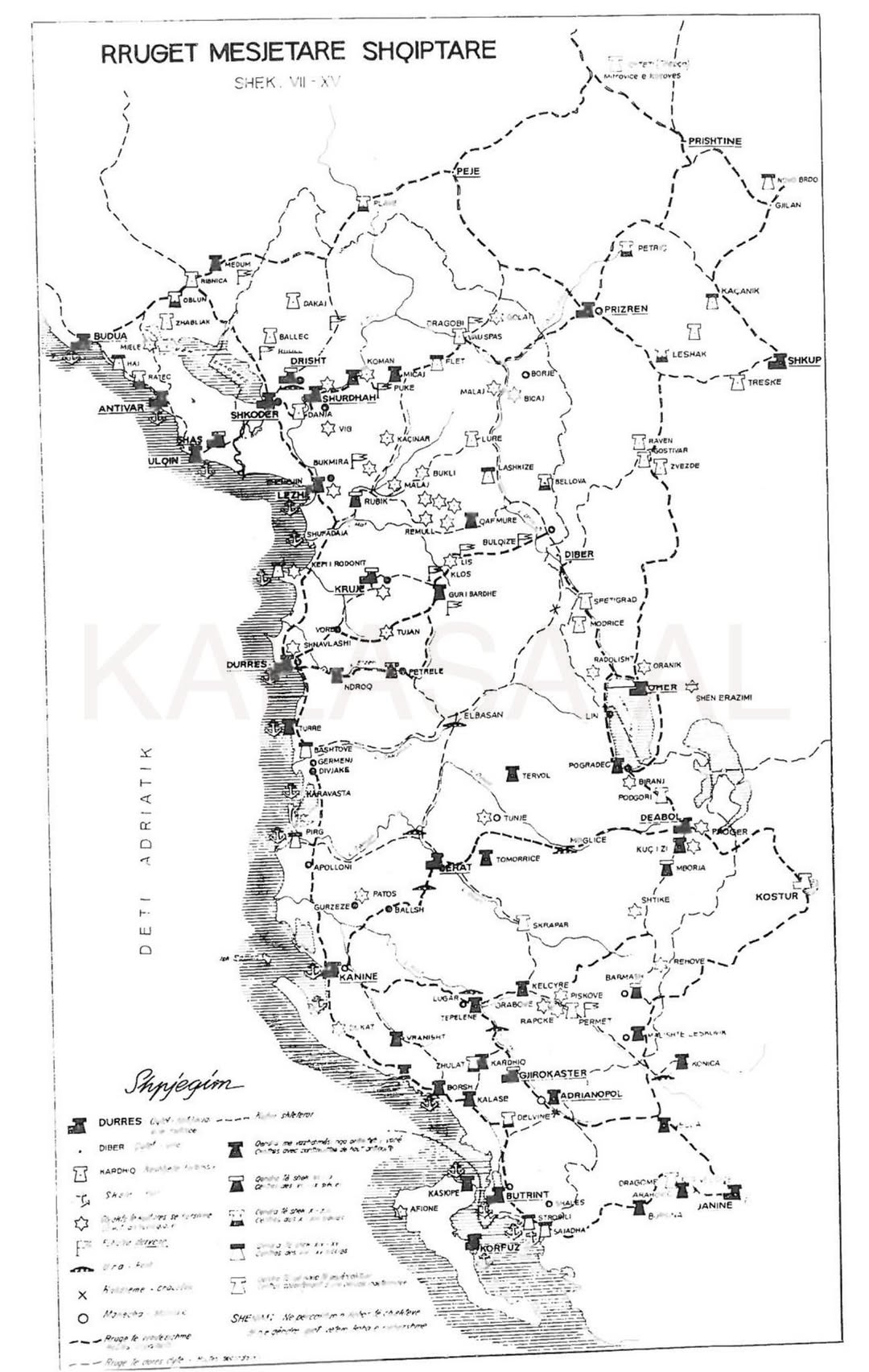 Castles and Medieval Roads of Albania (7th–15th Centuries)