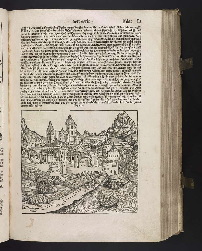 German book from 1493: Thessalia, Macedonia, Achaia and Epirus commonly called Illyricus (Illyria)