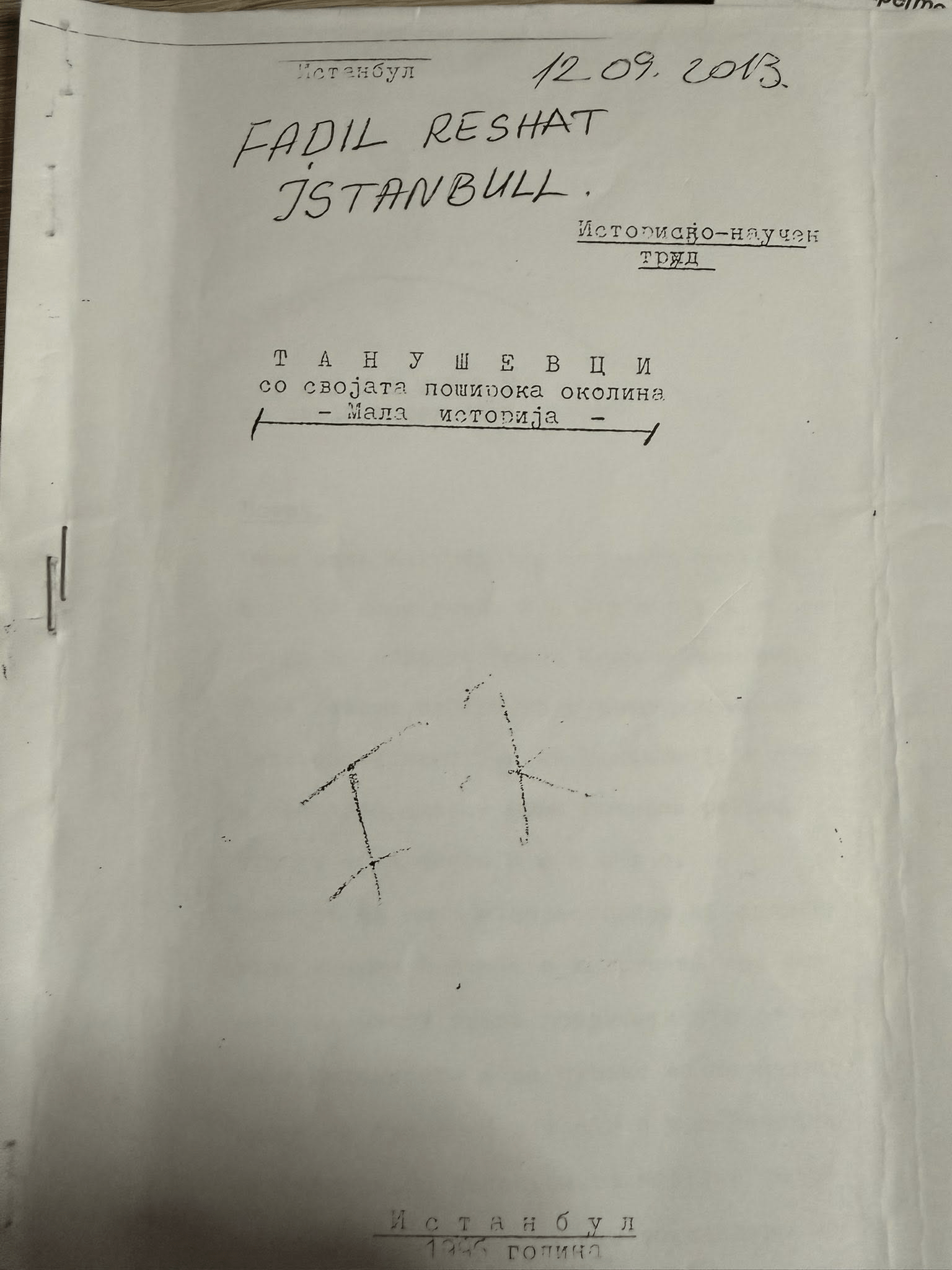 The Albanians of Tanusha according to Feri Arifi