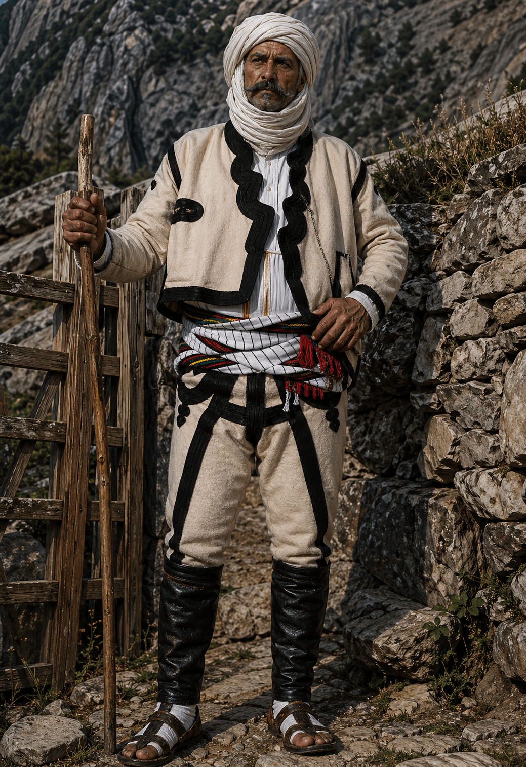 Duke Zhuja of Rugova who was awared with the Cross of Danilo Njegos Petrovic