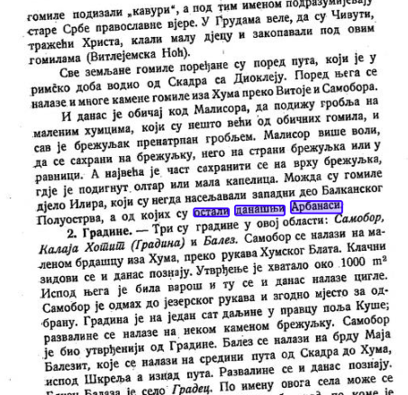 The Illyrian tradition of being buried on top of a hill among the Albanian Malesori highlanders