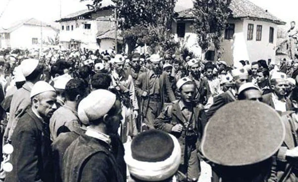 Balli Kombëtar members in Kërçova