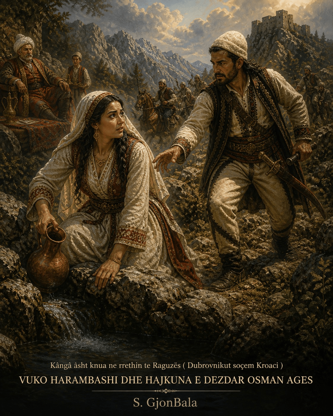 Albanian folklore: Vuk Harambashi and Hajkuna, daughter of Dezdar Osman Aga in Dubrovnik
