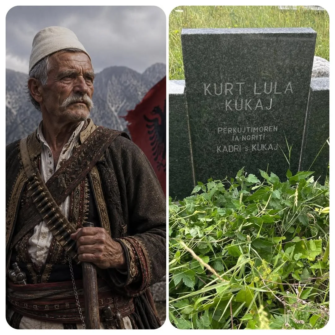 18th century Albanian warrior Kuk Lula from the Kelmendi tribe