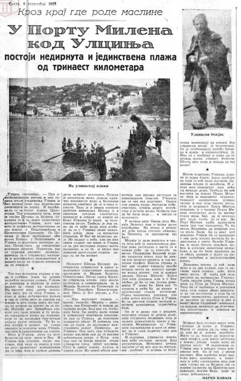 How Montenegro Invaded The Albanian City Of Ulqin – A Region Where Olives Grow With A 13 Km Beach