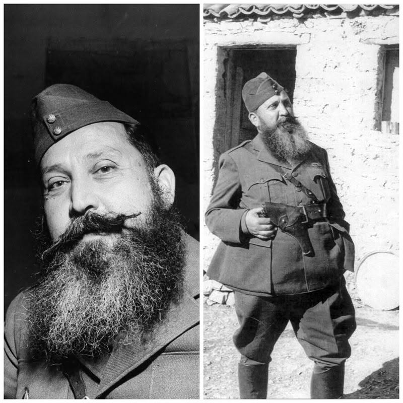 Ο Έλληνας τρομοκράτης, μαζικός δολοφόνος, χασάπης της Τσαμουριάς και αυτουργός γενοκτονίας Ναπολέων Ζέρβας
