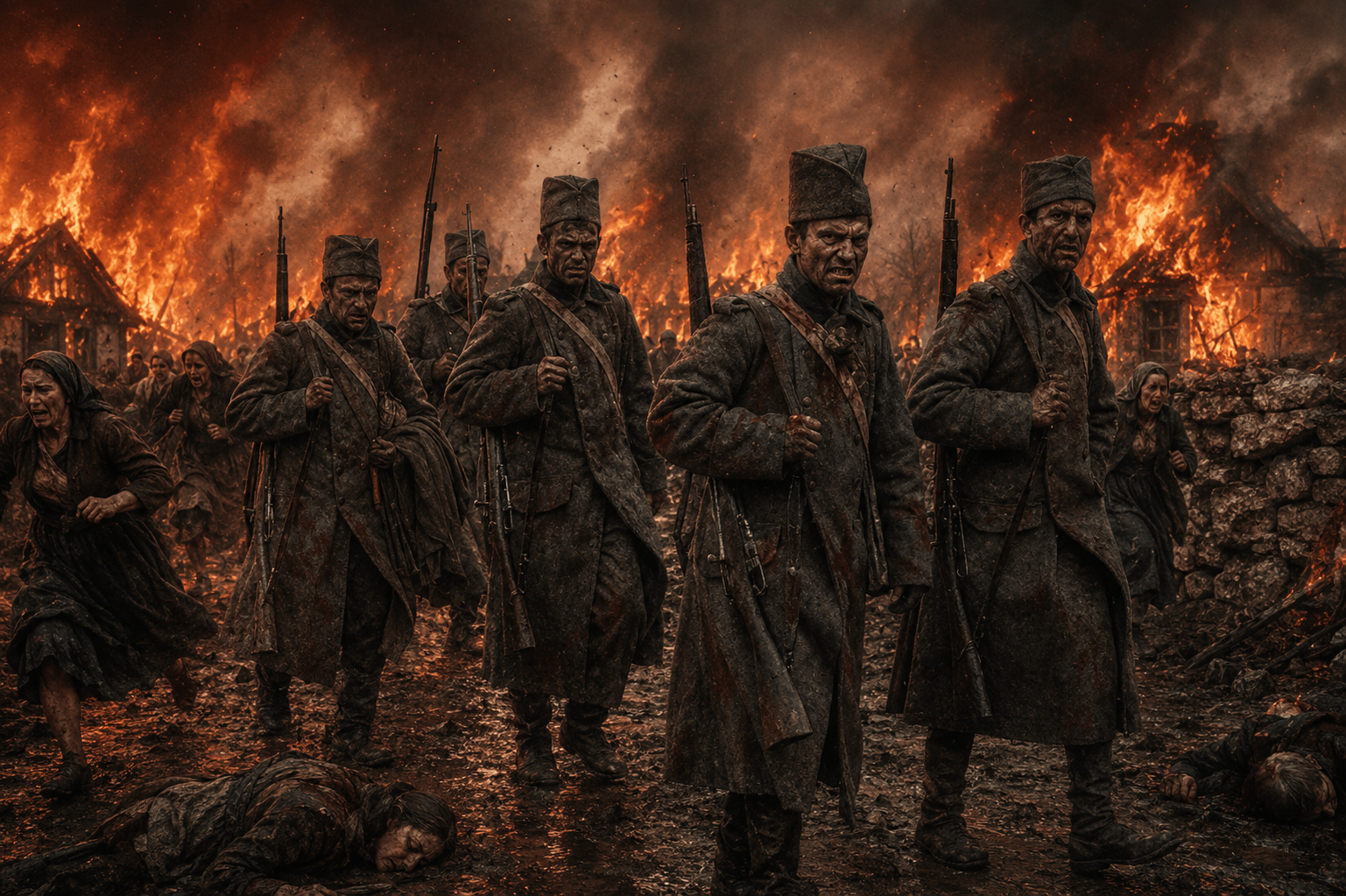 Documented Accounts of Regular Serbian Soldiers Murdering Albanian Civilians In 1912 and 1913