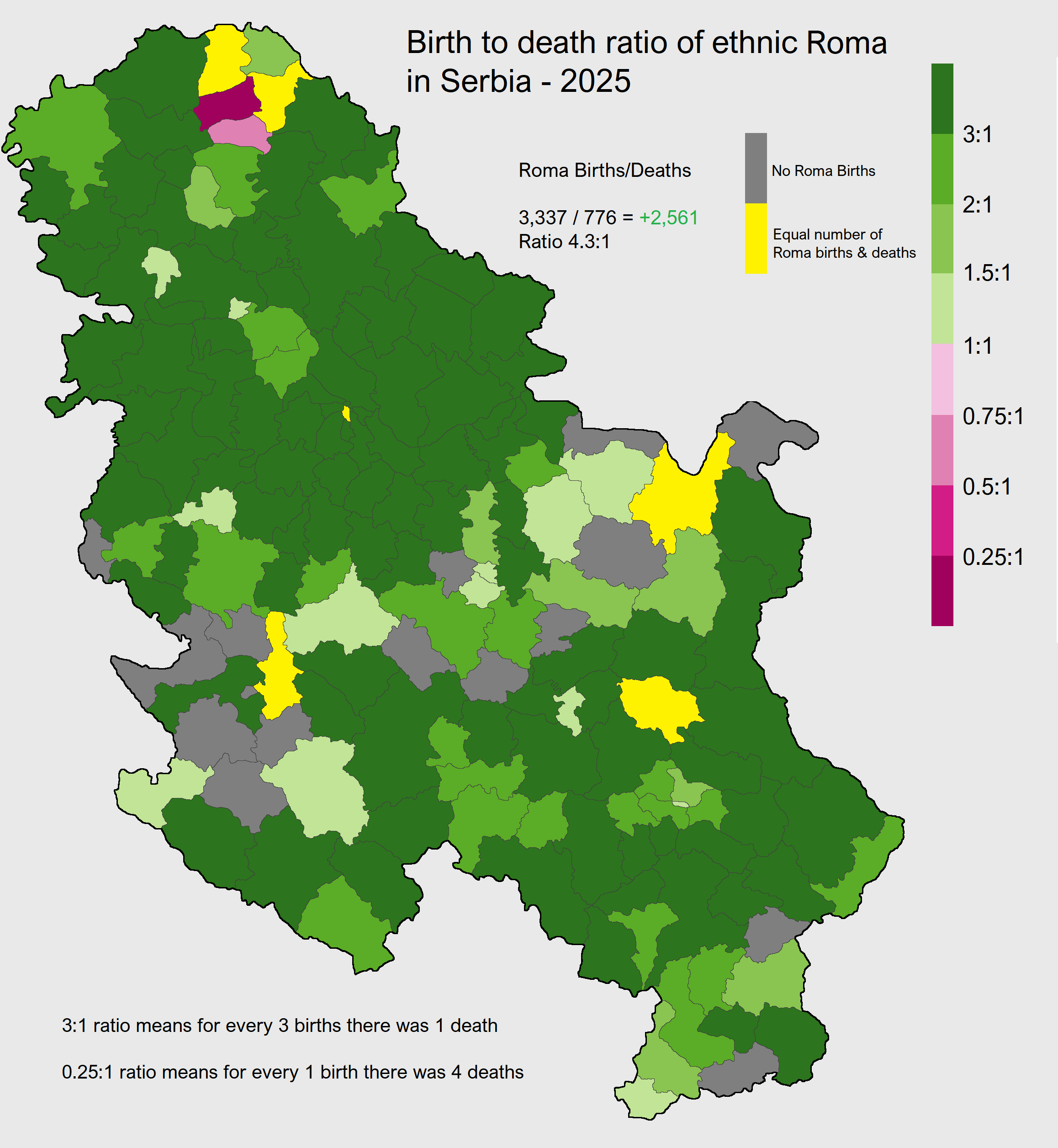 The Romani (Roma) Could Replace Serbs As a Majority In Serbia In A Few Decades
