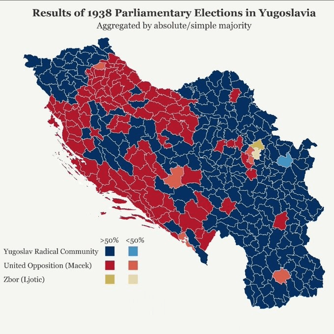 What the 1938 Yugoslav election actually exposed about Serbian state propaganda