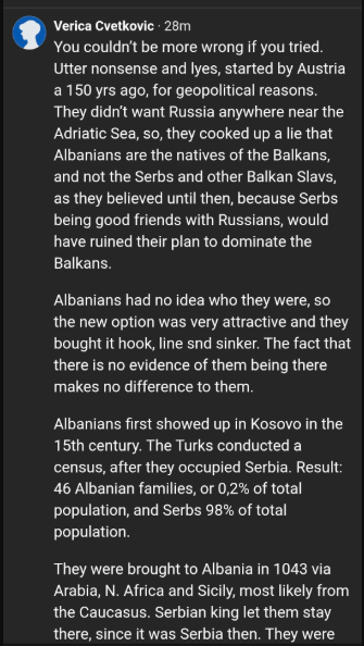 Debunking Serbian Irredentist propaganda about Albanians being an Austrian invention or Cattle Herders from Caucasus