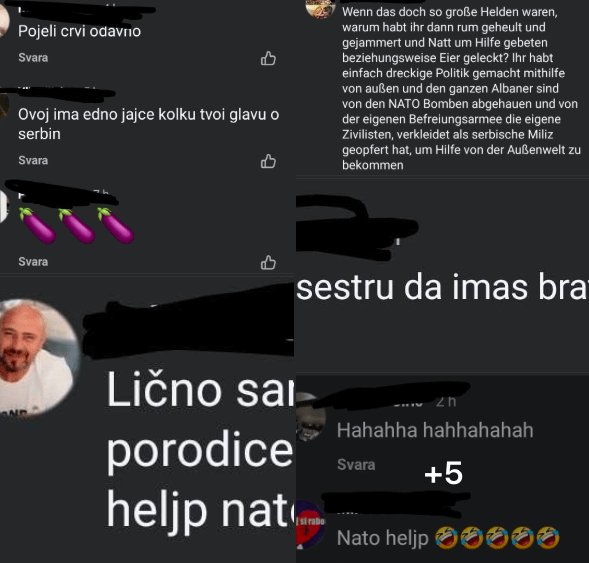 Analysis of Serbian irredentist, racist, and chauvinist attitudes in online discourse against Albanian themes (based on Facebook material)
