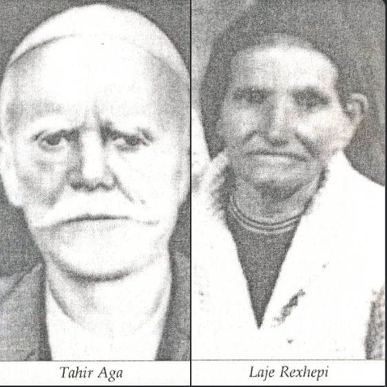 Albanian heroes Tahir and Laje Rexepi who fought Italian and Serbian forces in 1912-1919