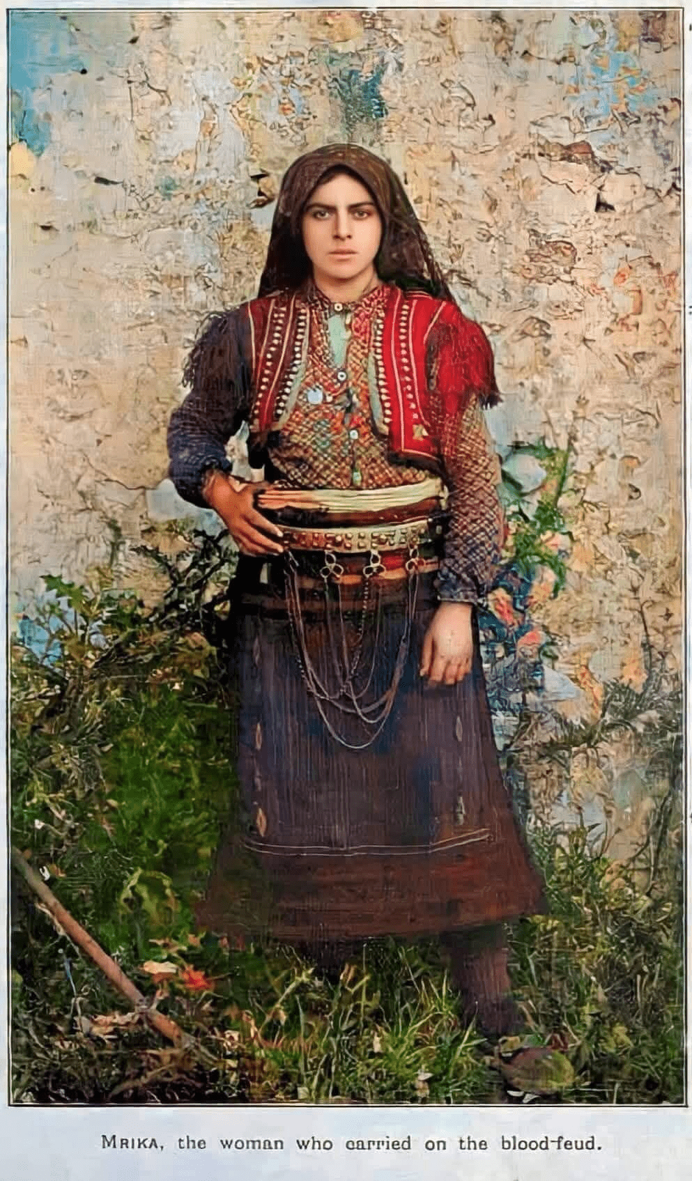 The histoy of Albanian highlander and female warrior Mrika of Kol Marashi – and The Terror of the Barbarians in 1907